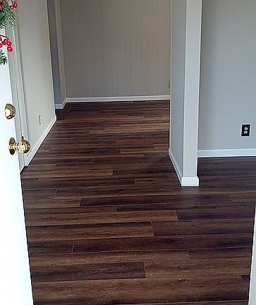 Looking in from front door 