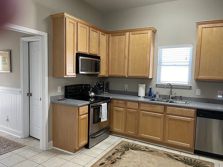 Electric Stove, Microwave Oven Hood and Dishwasher