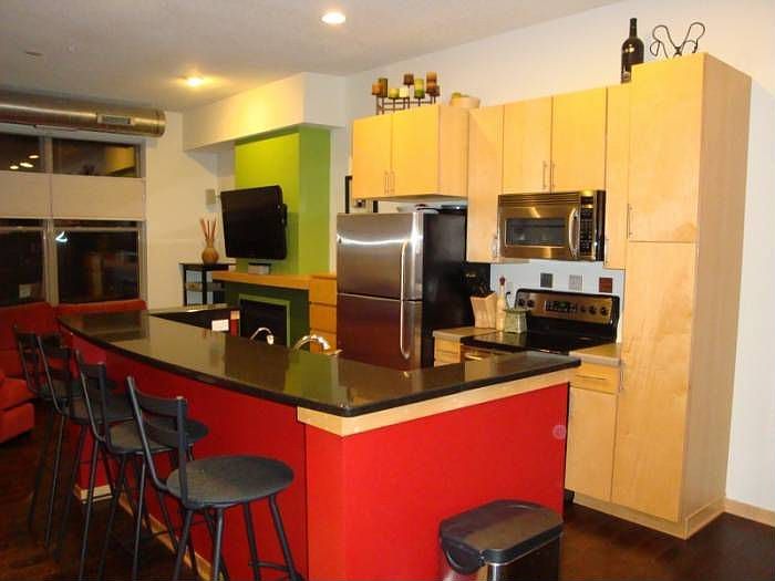 Kitchen and Living Area