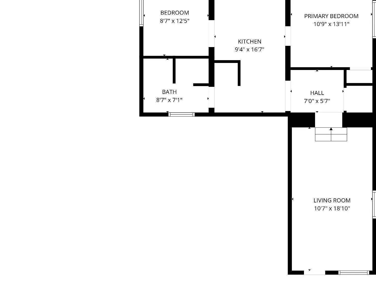 2 bed, 1.0 bath, 700 sqft, $2,000 — Photo 2
