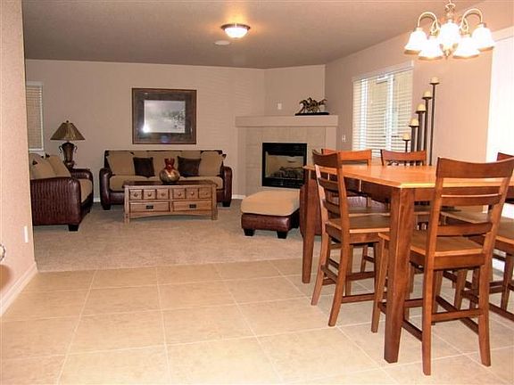 Dining Area to Spacious Living Room