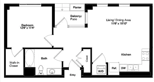 Floor plan Podium A4