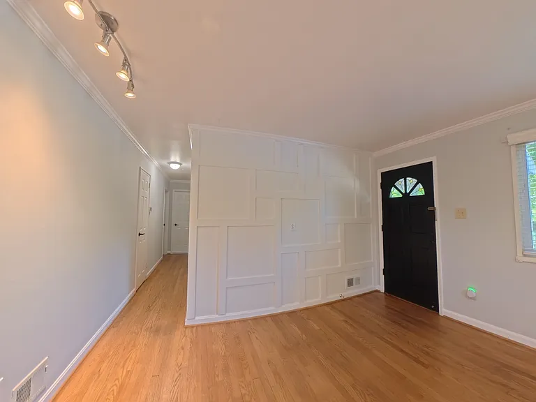 Front door, main living room, main hallway