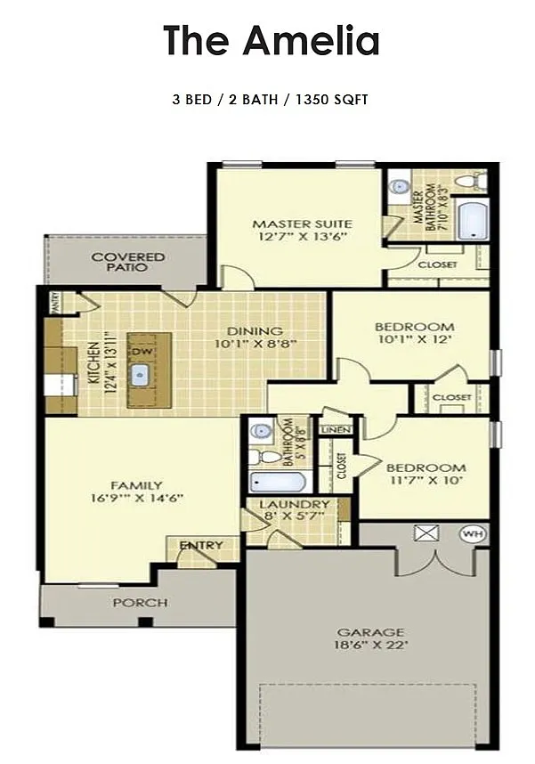 Floor plan The Amelia