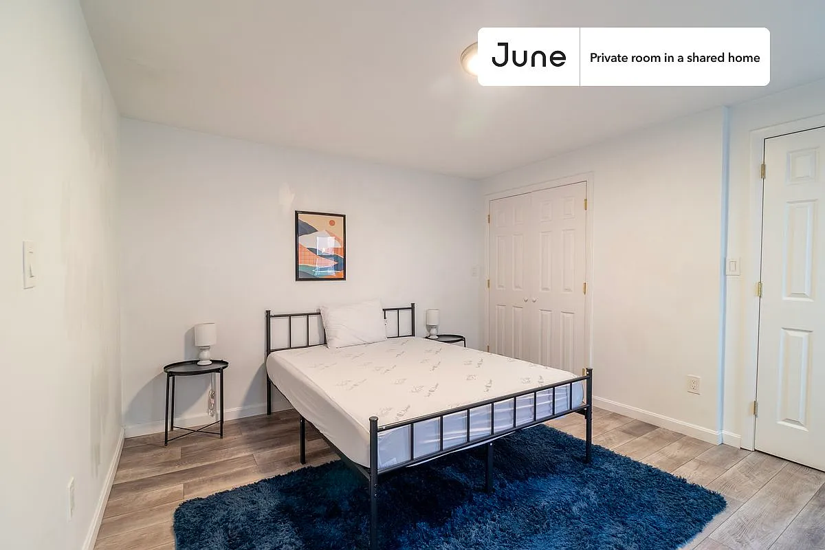 Queen bedroom in 5 bed/2 bath home in South Boston #1752 D — Photo 1