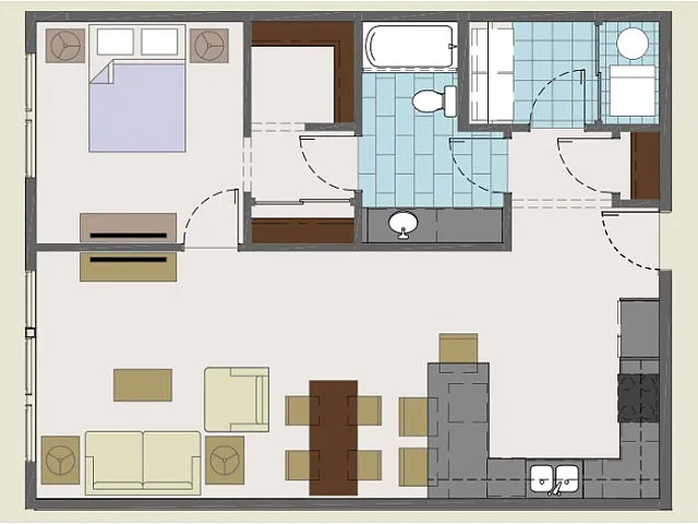 Floor plan 212/ 312 / 412