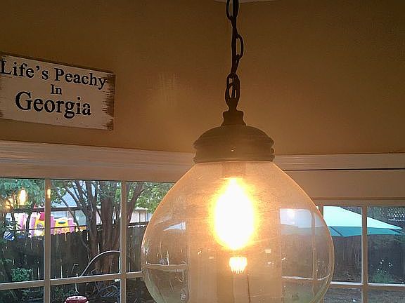 Breakfast Nook Light Feature