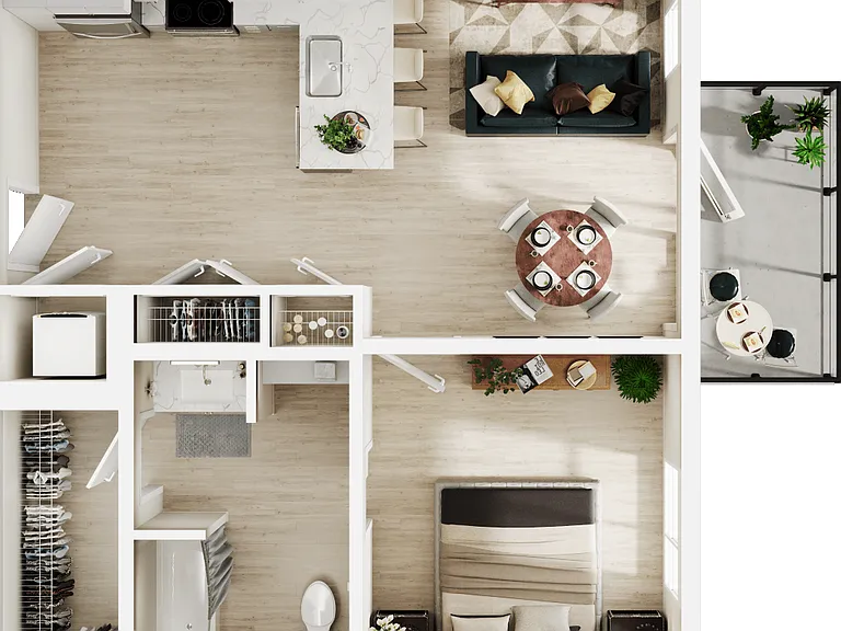 Link Apartments Four12 — Photo 32