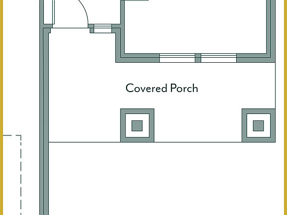 Mountain Cottage Porch E
