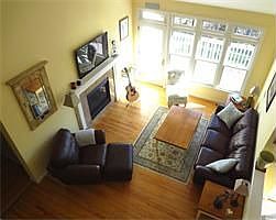 living room from above