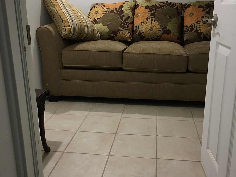 Photo of the living room as you enter the apartment.
