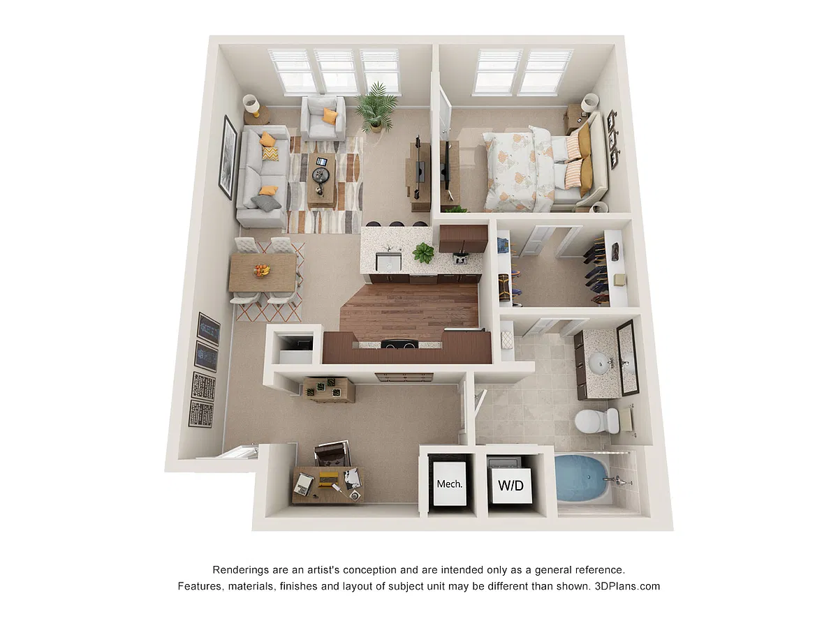 Floor plan Lange