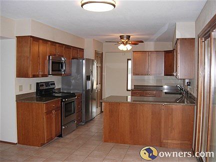 New kitchen with never used stainless appliances