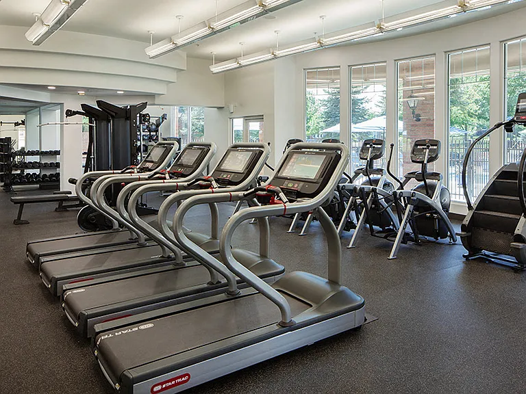 24-hour, fully-equipped fitness center