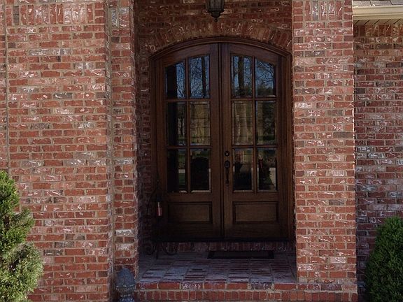 9 ft. Mahogany front doors