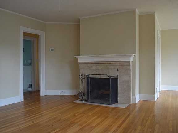 Living Room Granite Fireplace