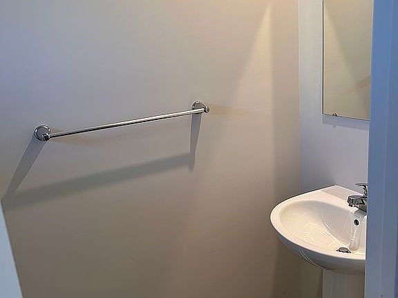 Main level powder room