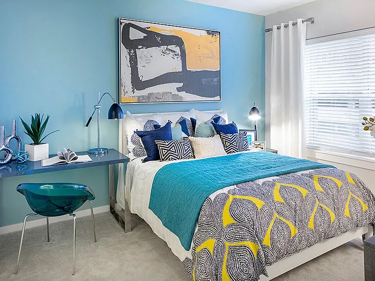 Designed for plenty of light and space with large windows and walk-in closets