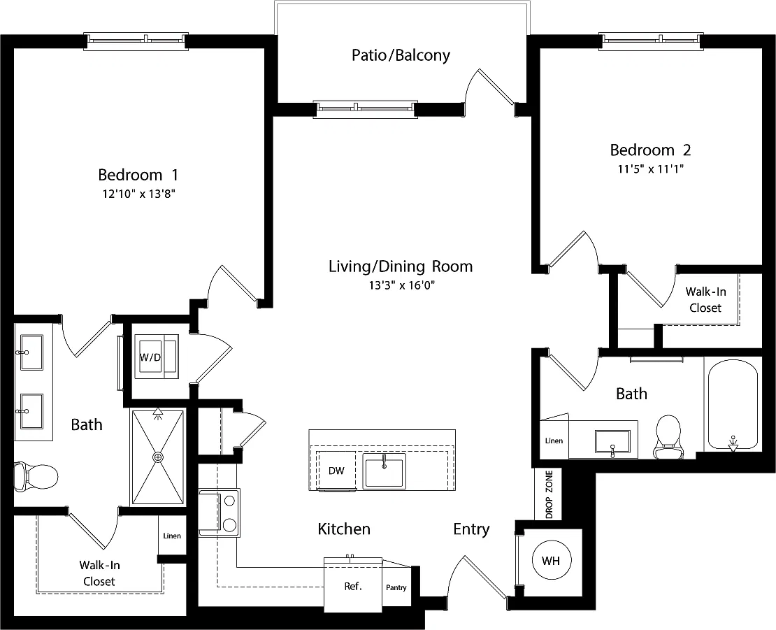 Floor plan B1