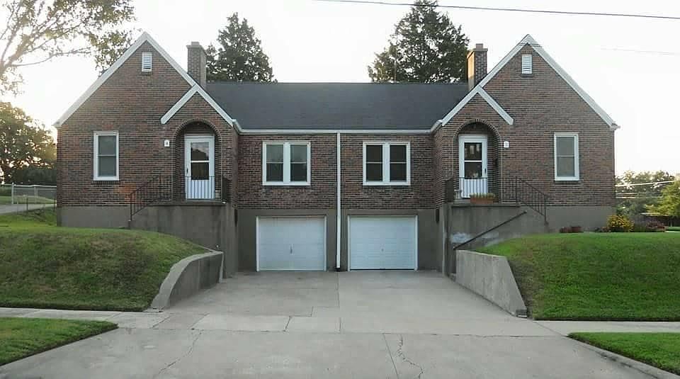 Front exterior. House faces west.
