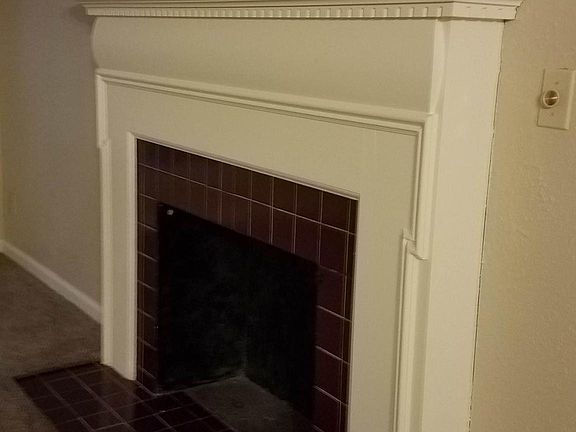 Up-lighting on Faux Fireplace