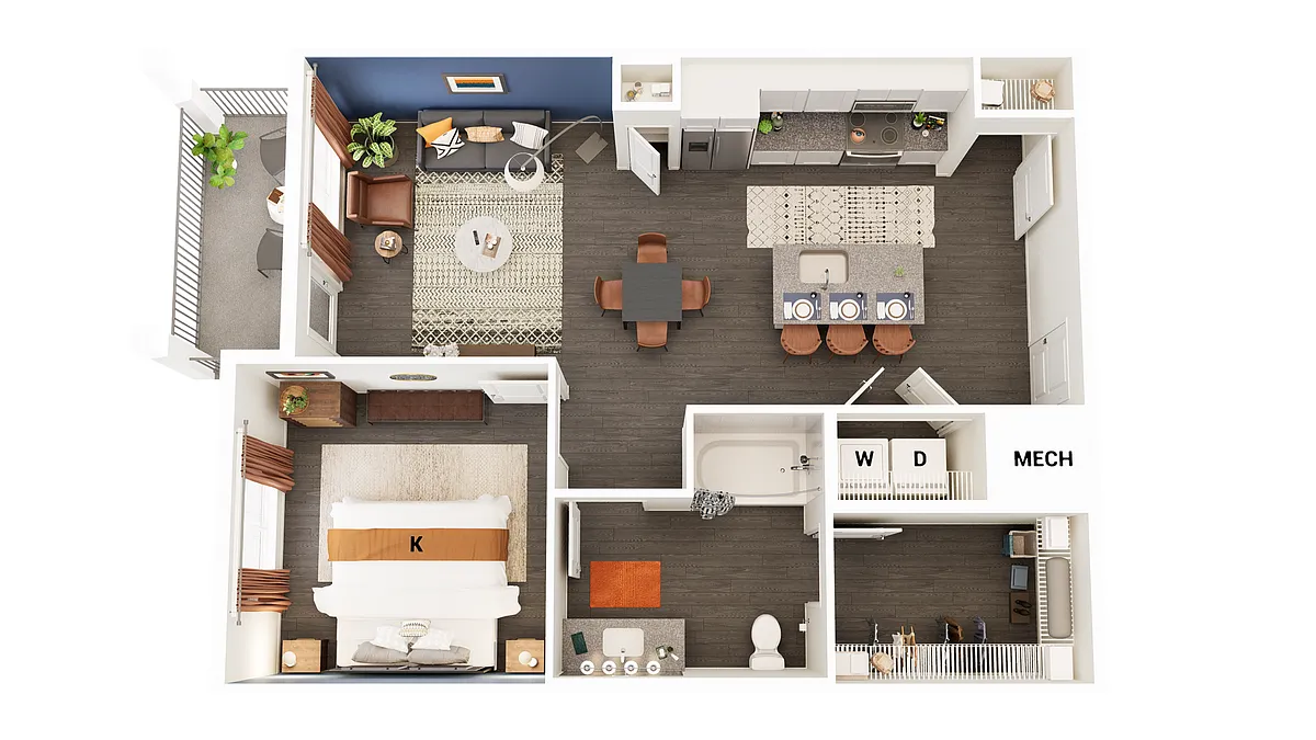 Floor plan A1-BC
