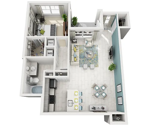 Floor plan A3-844