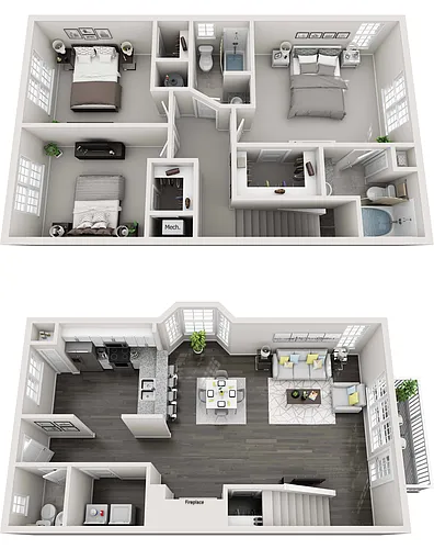 Floor plan 3B
