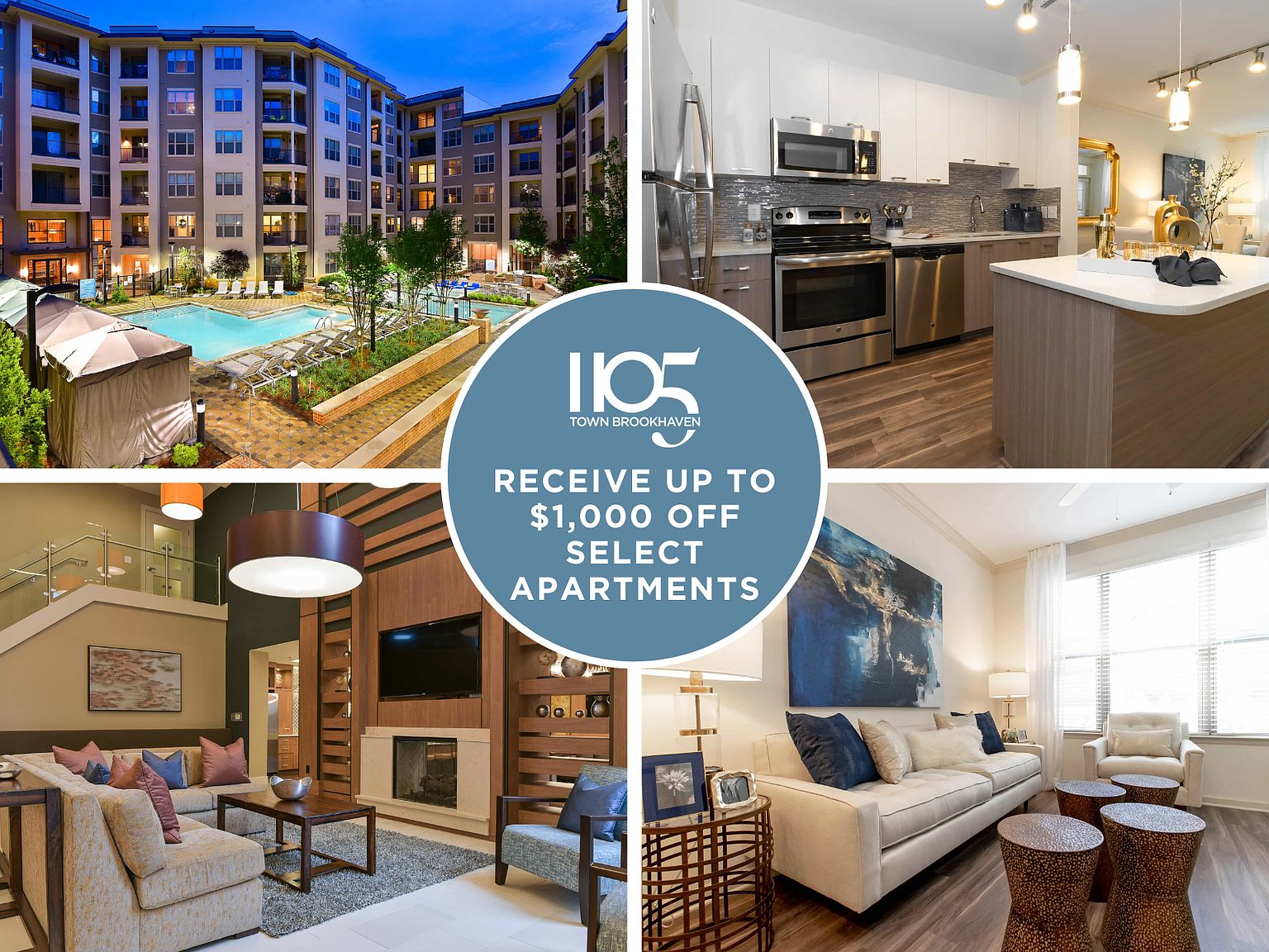 Apartments in Brookhaven, GA, 1105 Town Brookhaven