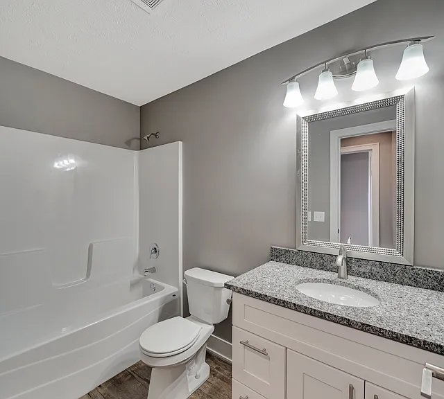 Upstairs bathroom for two bedrooms