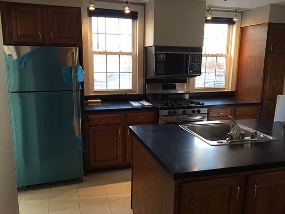 Kitchen with New Fridge