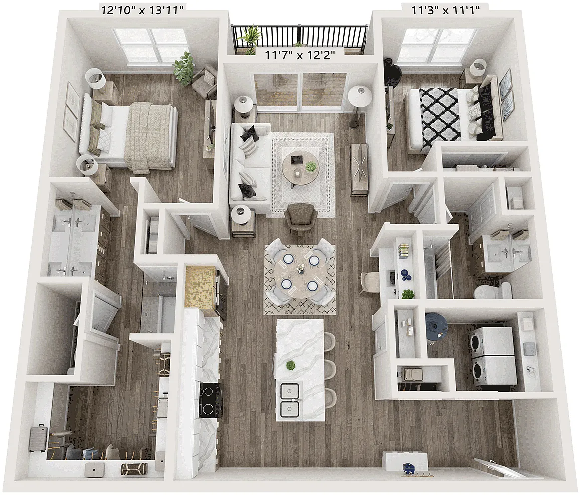 Floor plan B1