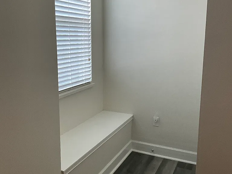 Second-level bedroom window seat