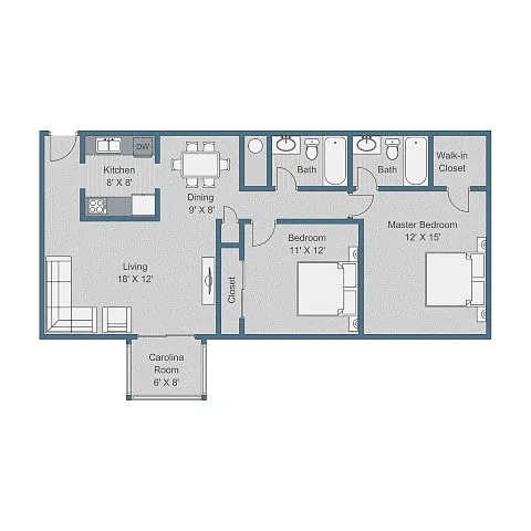 Floor plan B4