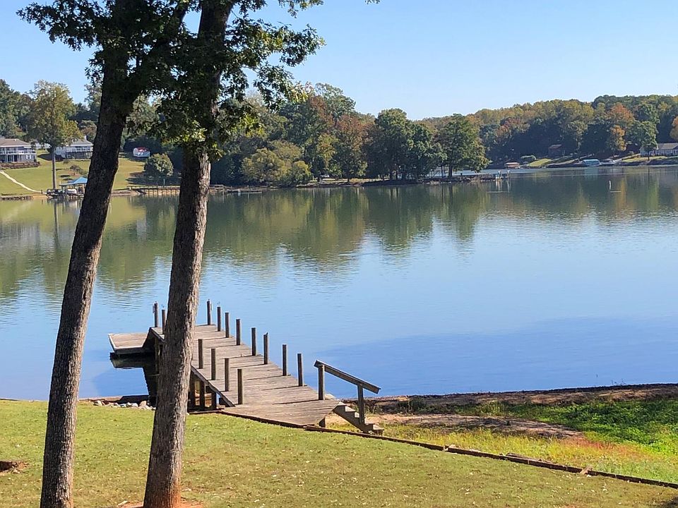 Dock and lake from house
