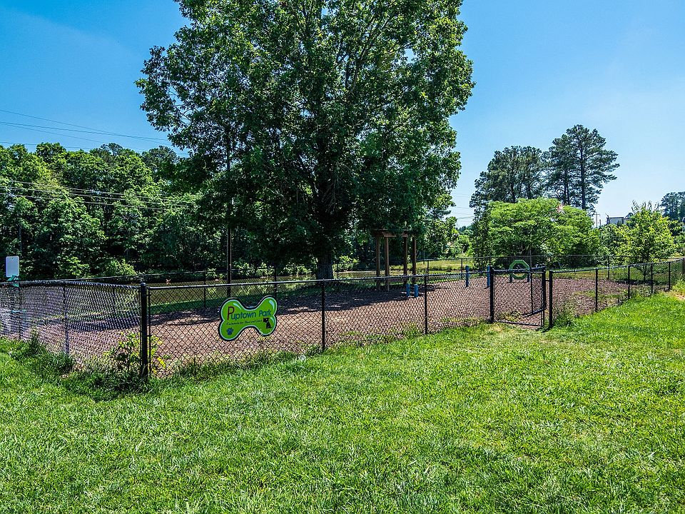 Let your furry friend run around the fenced in Bark Park at Main Street Square