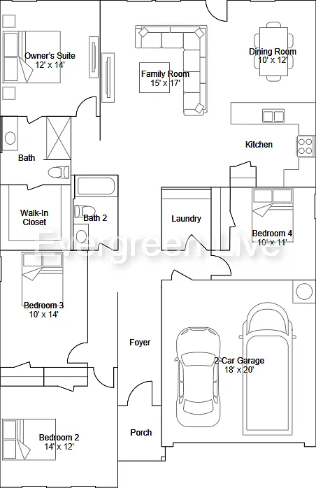 4 bed, 2.0 bath, 1810 sqft, $1,845 — Photo 2