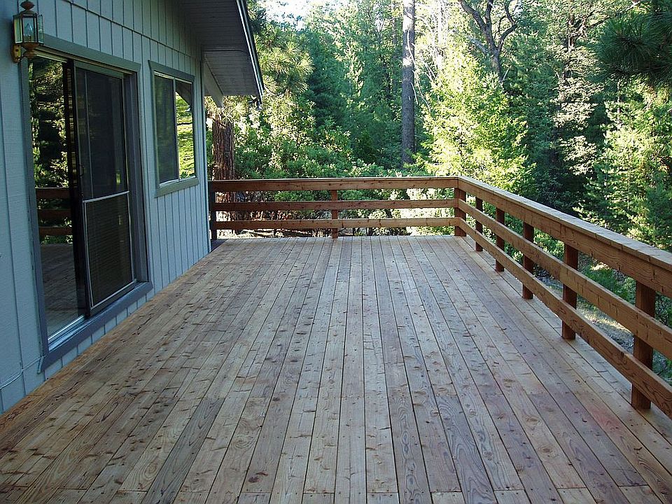 Back Redwood Deck