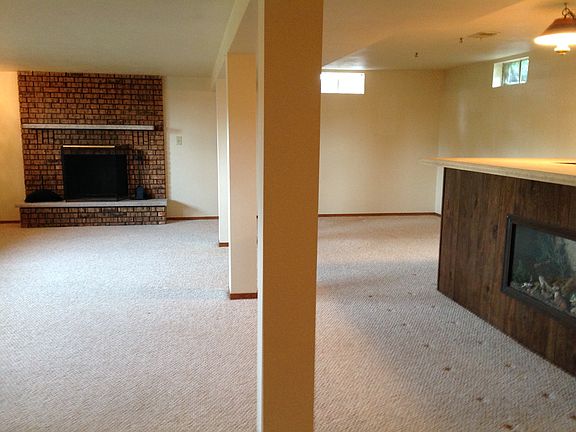 Family room with bar area.