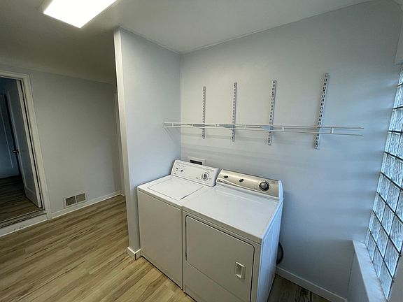 Full sized washer and dryer