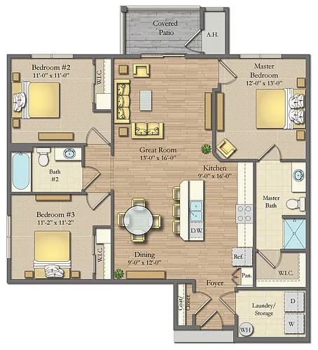 Floor plan Greenbriar