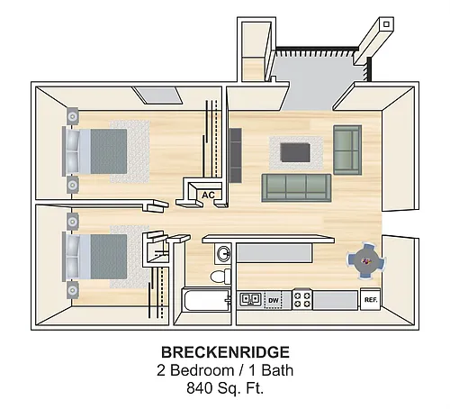 Floor plan Breckenridge B- Rehab