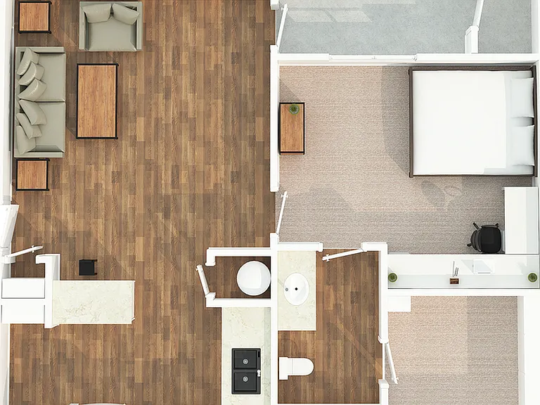 1 Bedroom 1 Bath 1 Bedroom 1 Bath