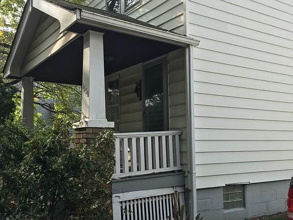 Side of porch