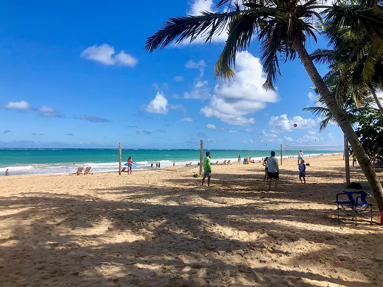 Active beach lifestyle