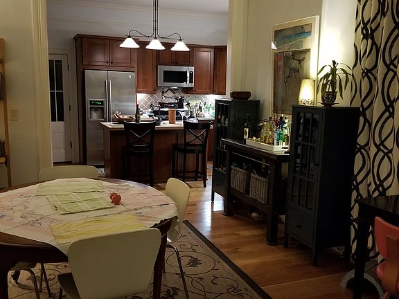 Dining room and kitchen