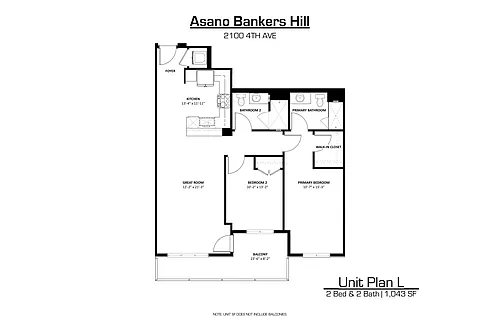 Floor plan Plan L