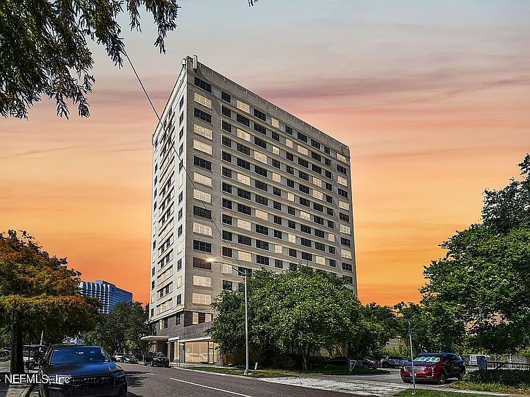 city place at sunset