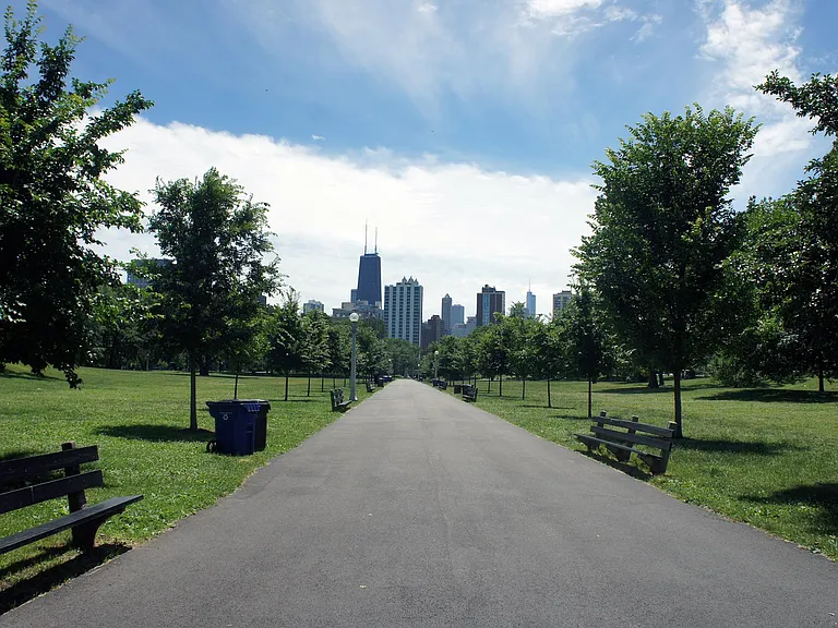 Lincoln Park is just across the street.