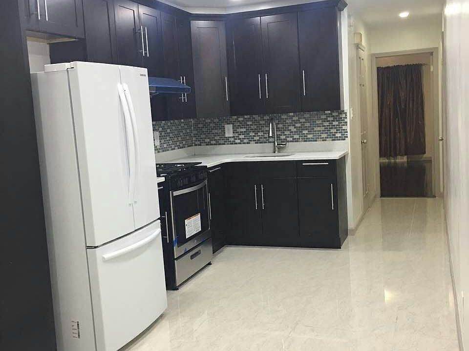 Open Kitchen with marble floor